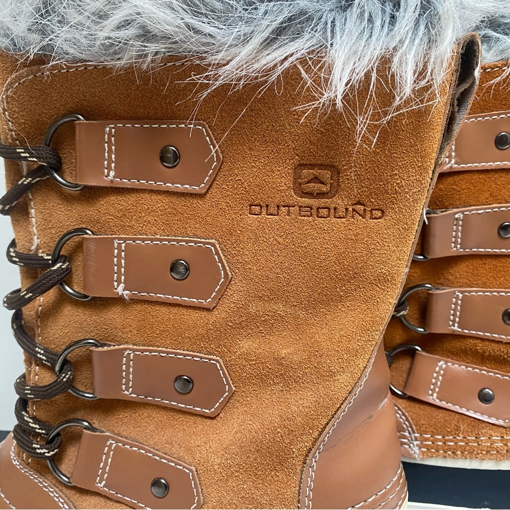 Outbound Winter Boots Women High Cut Boots Thinsulate Snow Rain Water Resistant